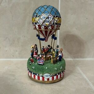 Vintage 1998 Liberty Falls "The Liberty Airship" Musical Music Box (Model AH555)